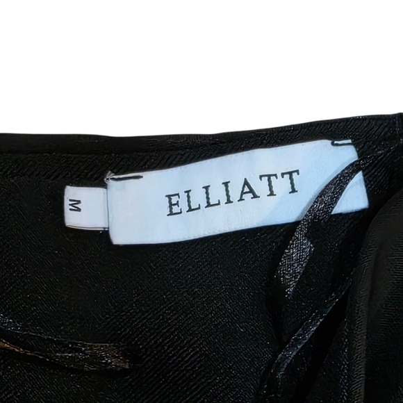 ELLIATT POSEY ONE SHOULDER DRESS BLACK M - Picture 5 of 8